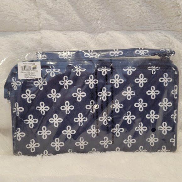 Vera Bradley Ole Miss Front Zip Wristlet New - Picture 3 of 4
